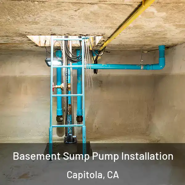  Basement Sump Pump Installation Capitola, CA