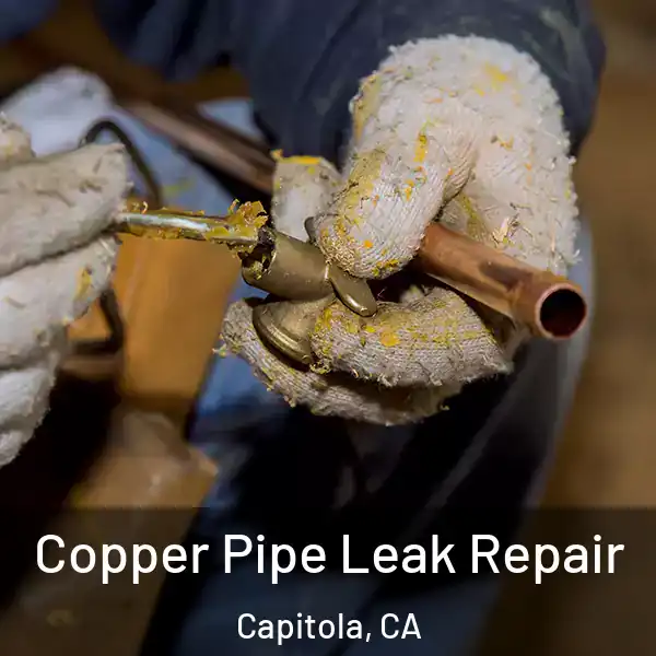  Copper Pipe Leak Repair Capitola, CA
